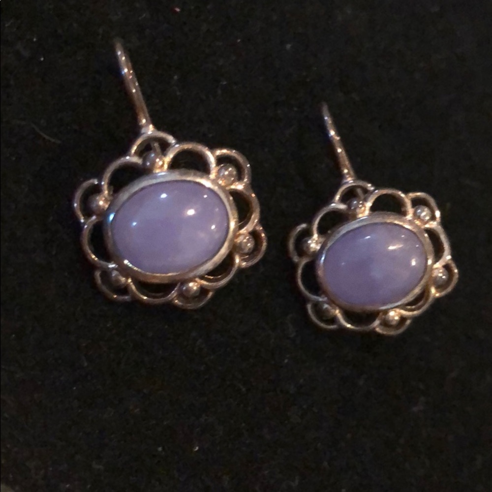 Lavender earrings
